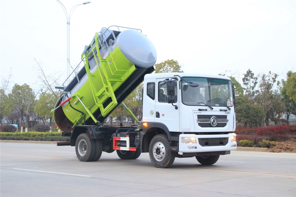 東風(fēng)多利卡D9 10立方程力餐廚垃圾車(chē) (11)